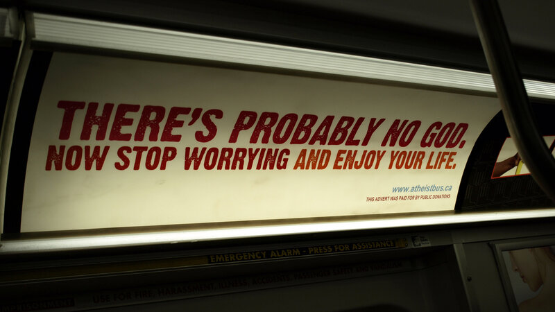 Atheist bus ad