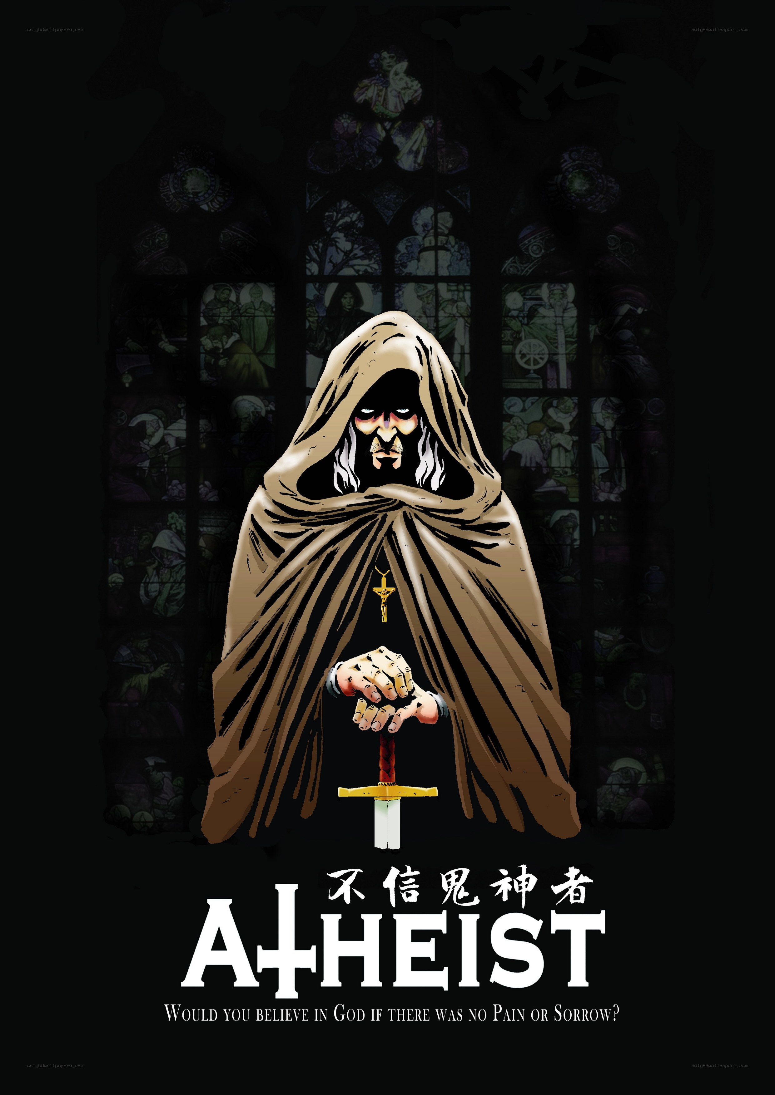 Atheist faith poster