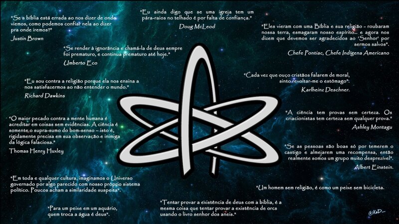 Atheist quotes collage