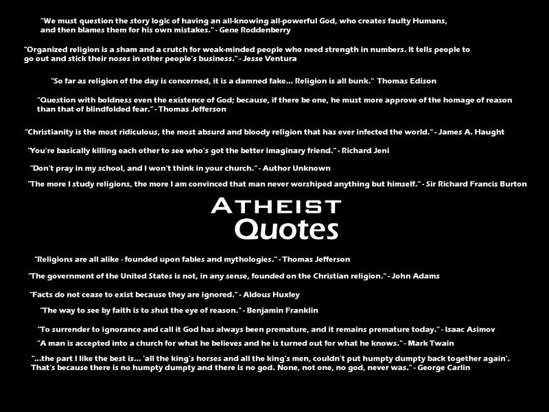 Atheist quotes compilation
