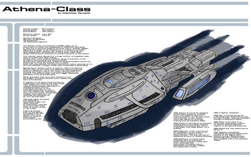 Athena-Class Starship Design