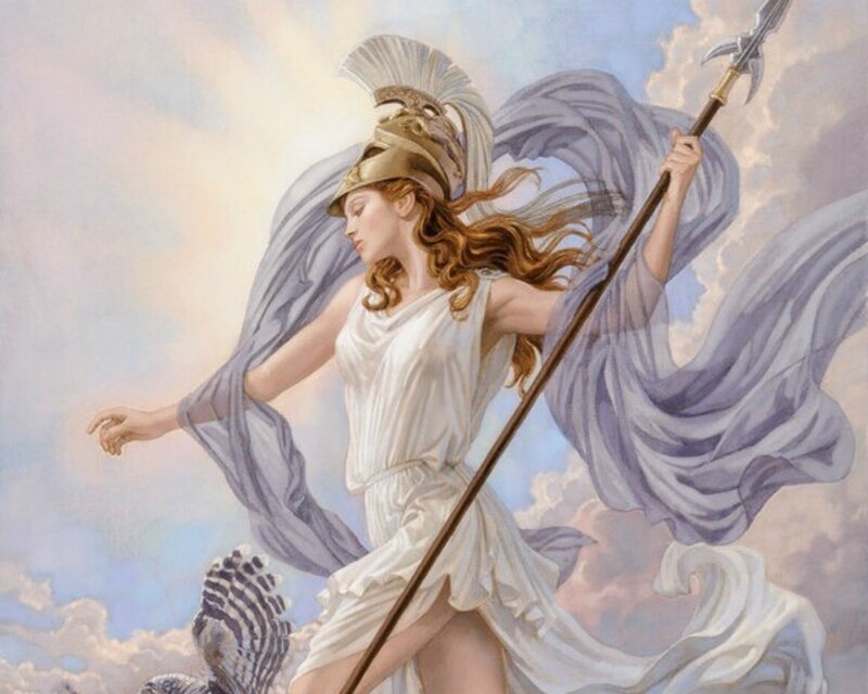 Athena with Spear