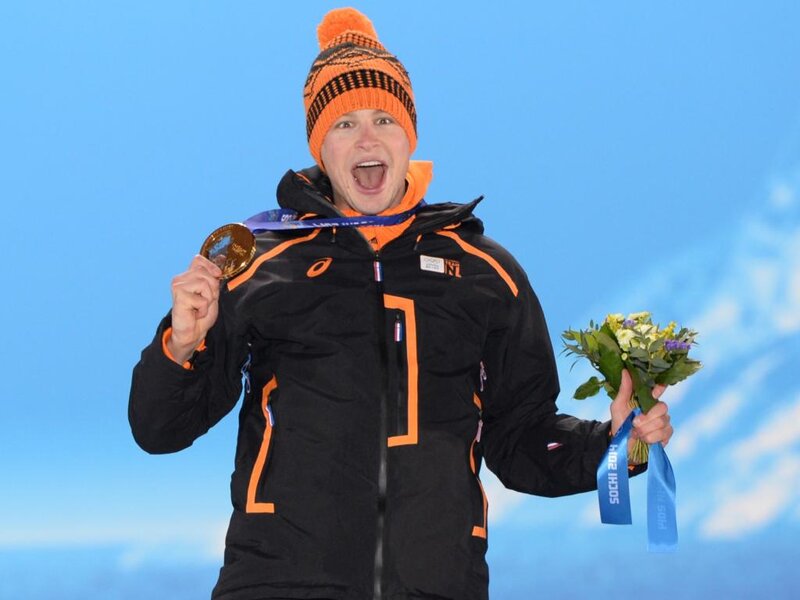 Athlete Holding Medal