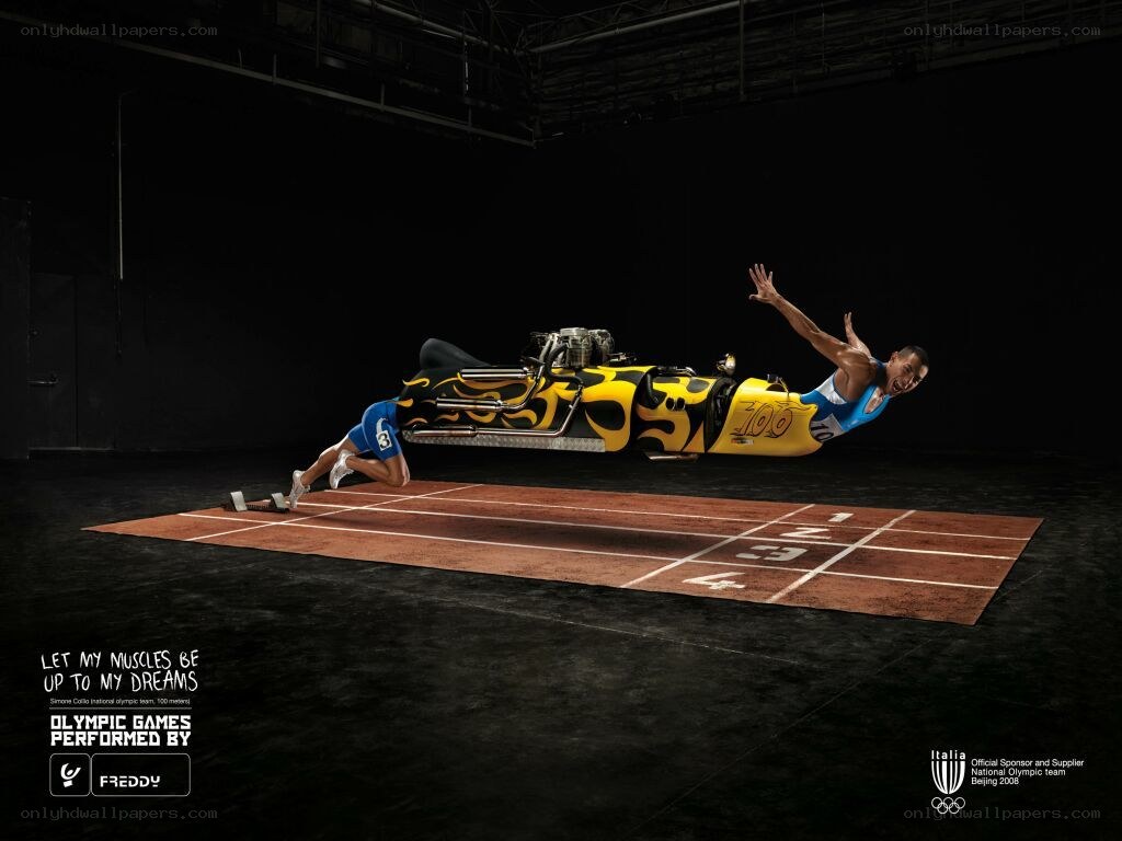 athlete in dream machine
