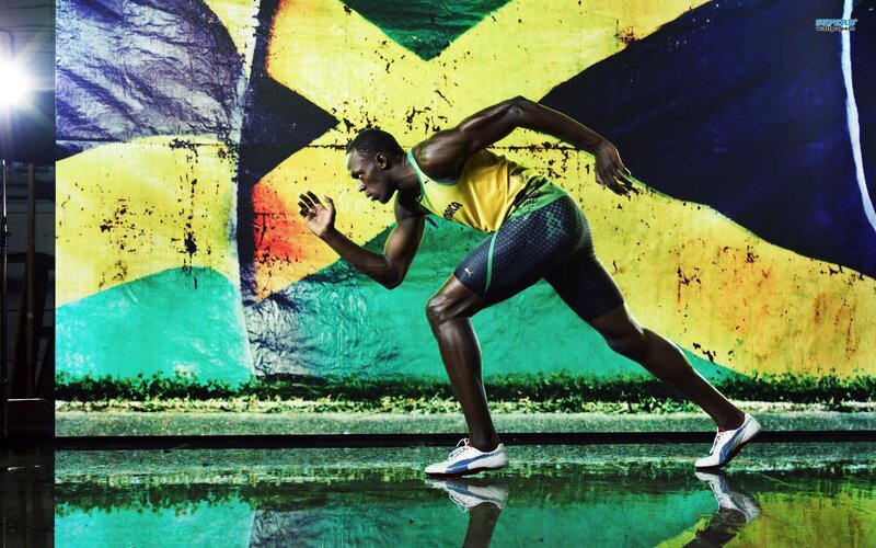 Athlete in Yellow Uniform