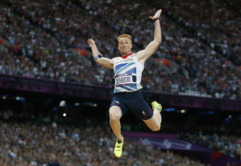 Athlete Jumping