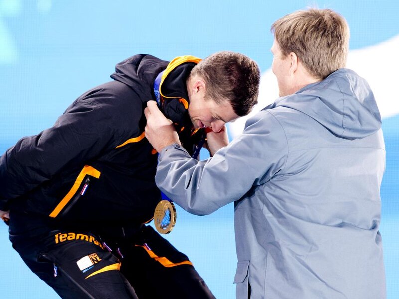 Athlete Receiving Medal