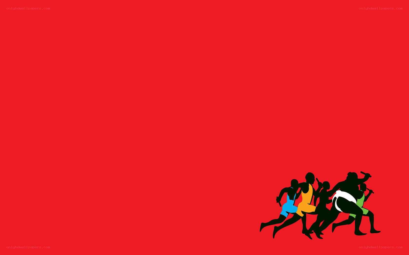 athletes running in a race