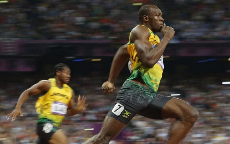 Athletes Running Track