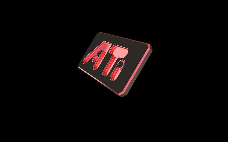 ATI logo on black background