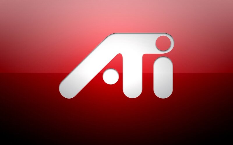 ATI logo on red background