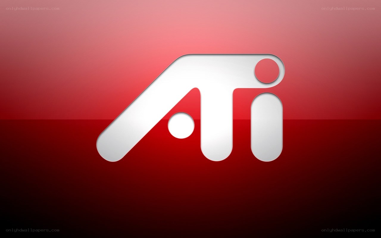 ATI logo on red background