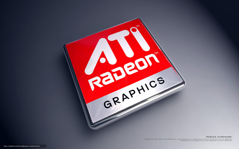 ATI Radeon Graphics Chip — Red, Professional