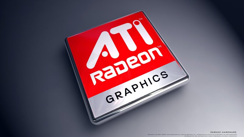 ATI Radeon Graphics Chip — Red