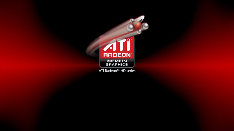 ATI Radeon Logo — Black