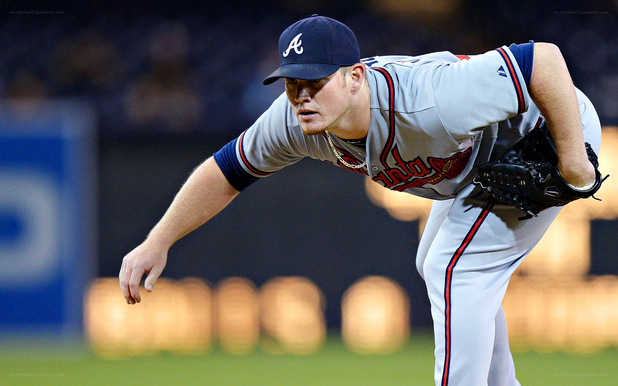 Atlanta Braves pitcher in action