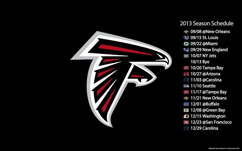 Atlanta Falcons Logo — Black, Professional
