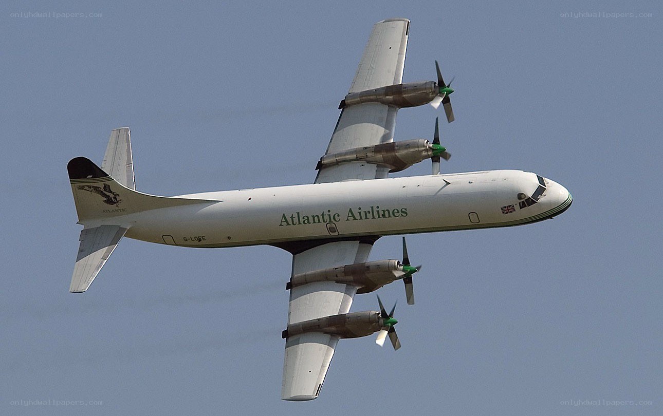 Atlantic Airlines aircraft in flight