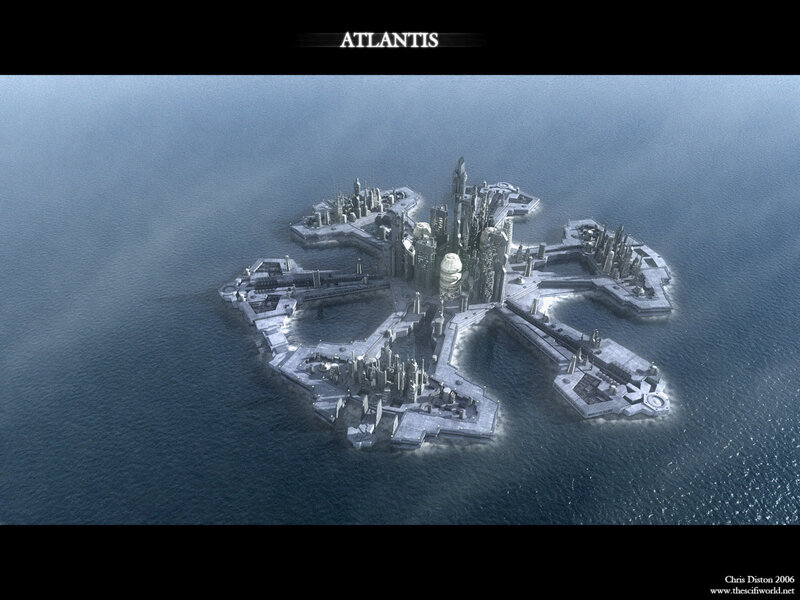Atlantis city concept art