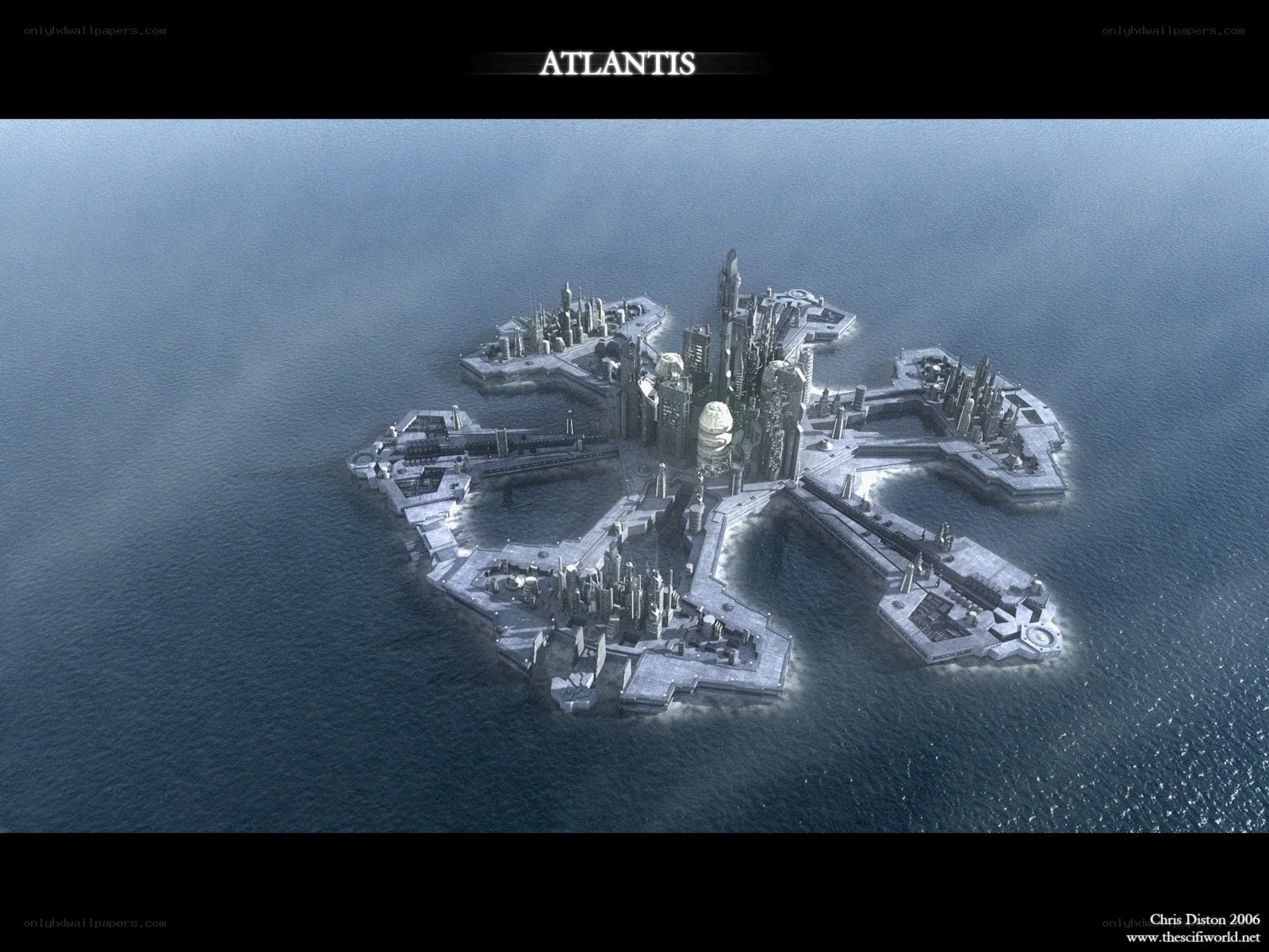 Atlantis city concept art