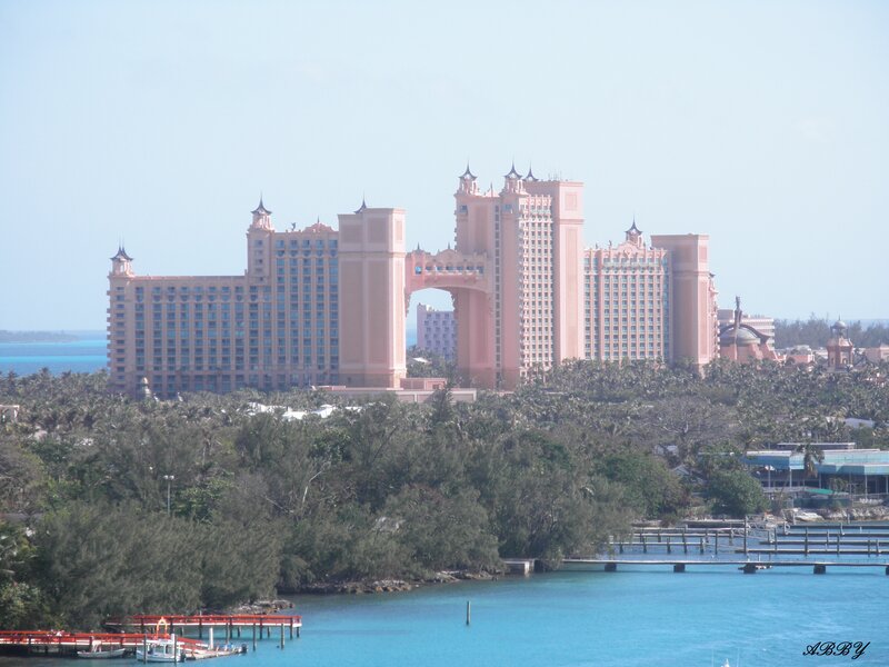 Atlantis Hotel in Bahamas — Pink
