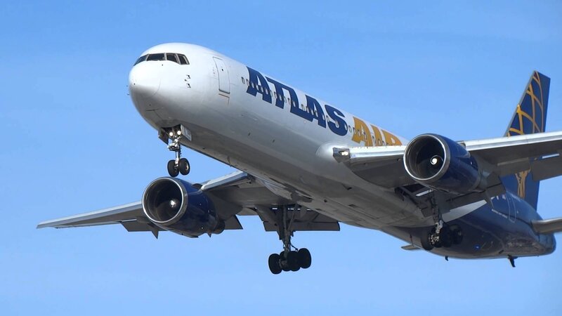Atlas Air Airplane — Blue