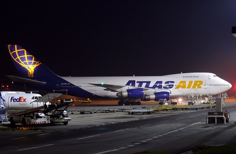 Atlas Air Boeing 747 — White