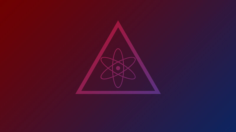 Atom Symbol in Triangle
