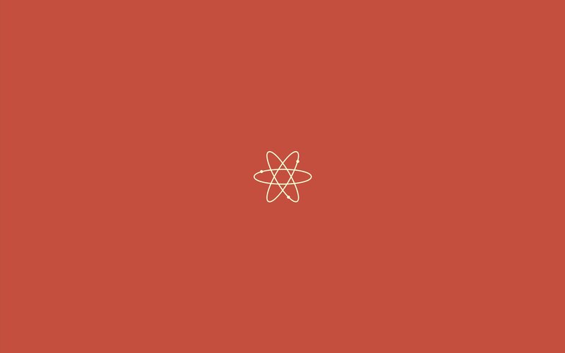 Atom Symbol — Red