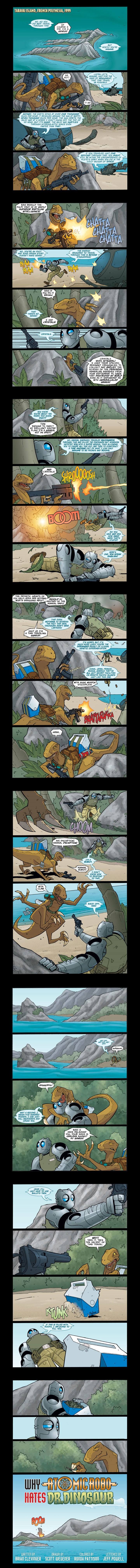 Atomic Robot Hates Dinosaurs