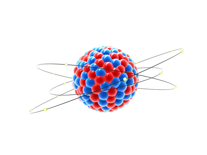 atomic structure model