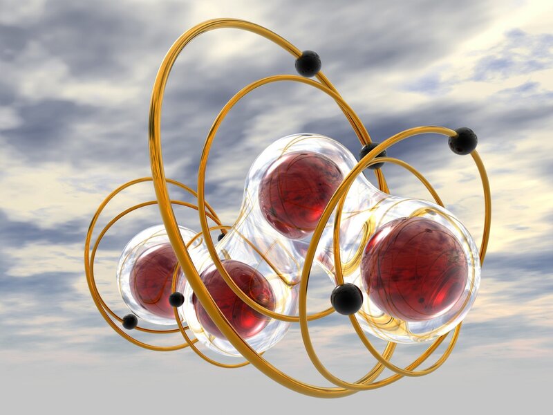 Atomic Structure Model — Gold
