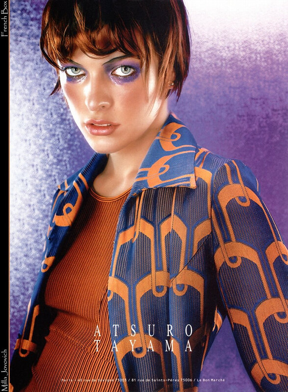 Atsuro Tayama fashion advertisement
