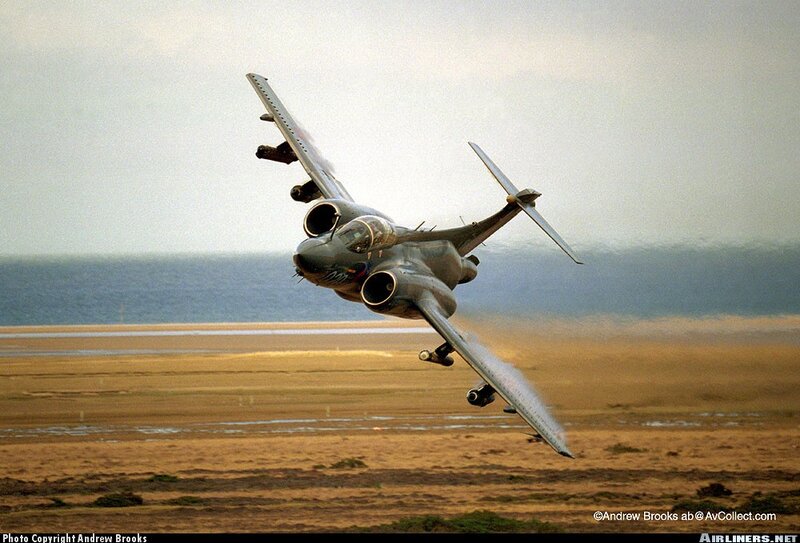 Attack Aircraft in Flight
