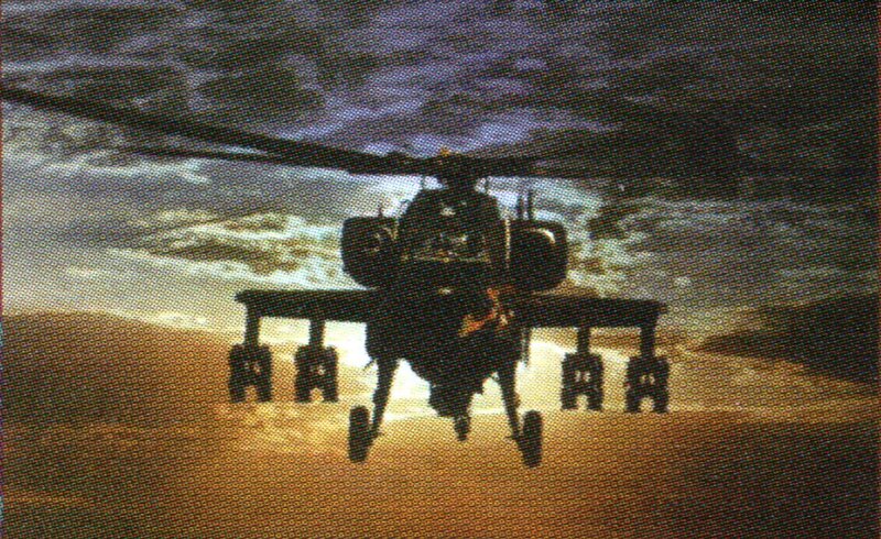 Attack Helicopter on Beach