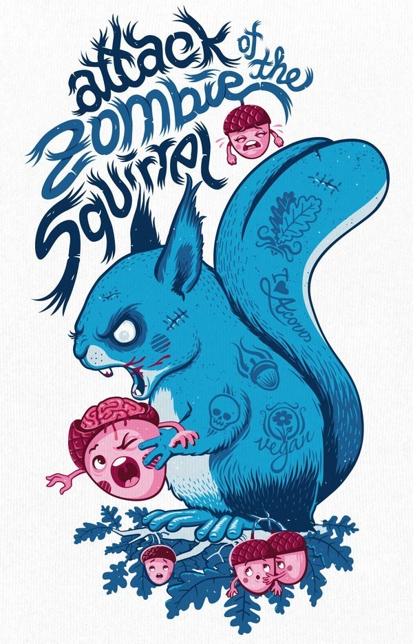 Attack of the Zombie Squirrel
