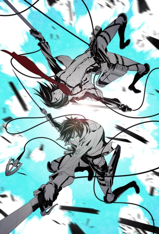 Attack on Titan action scene