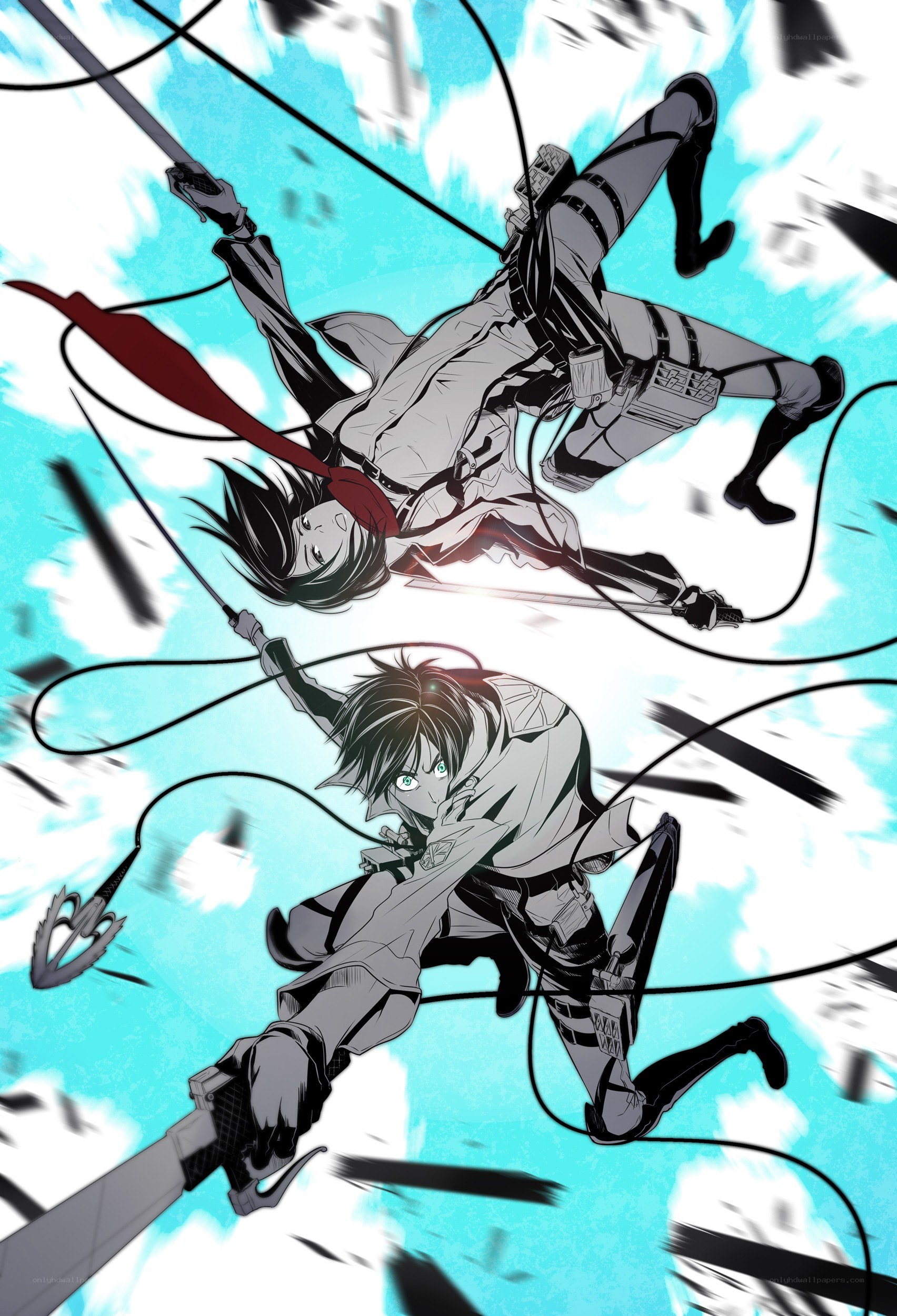 Attack on Titan action scene