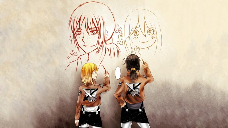 Attack on Titan art drawing