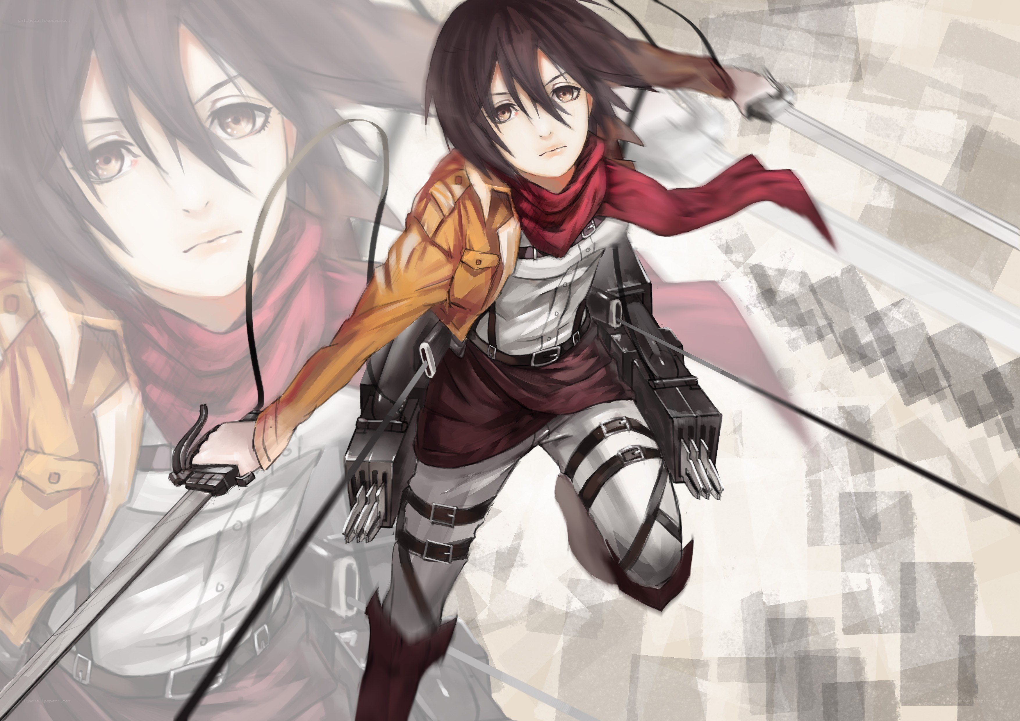 Attack on Titan character art