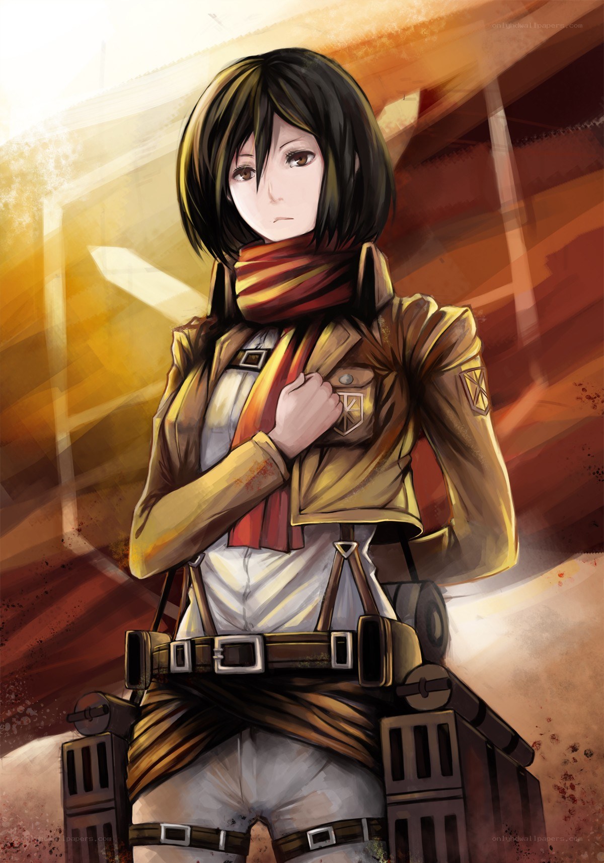 Attack on Titan character art