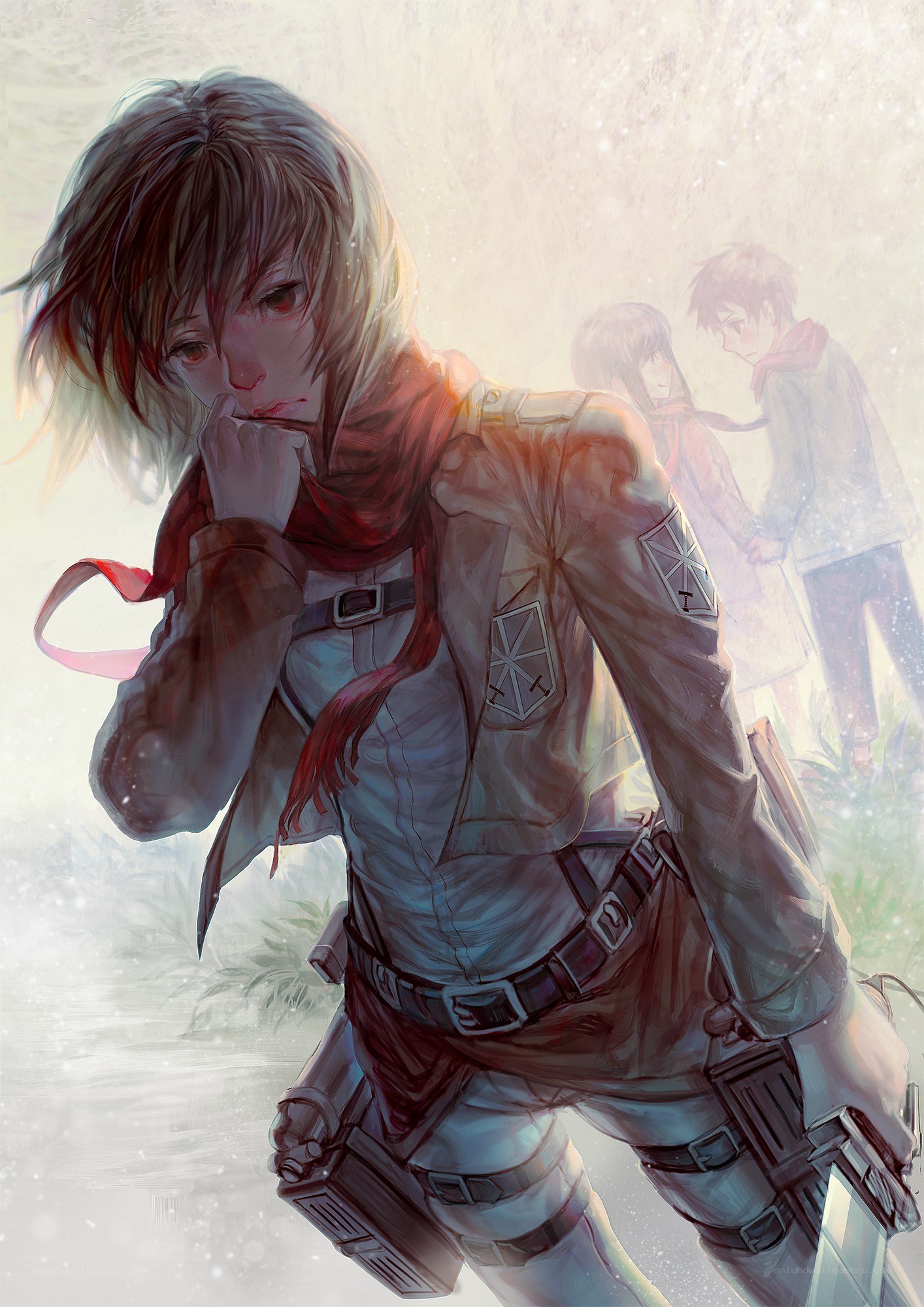 Attack on Titan character art