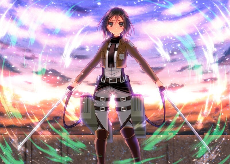 Attack on Titan character artwork