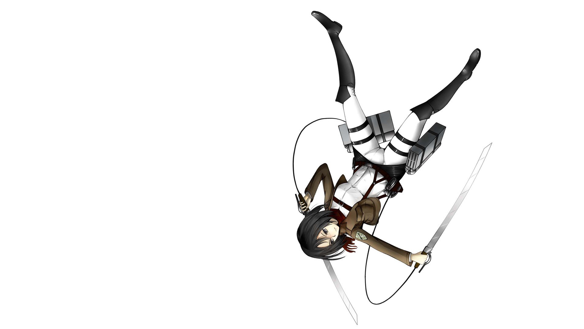 Attack on Titan character in action
