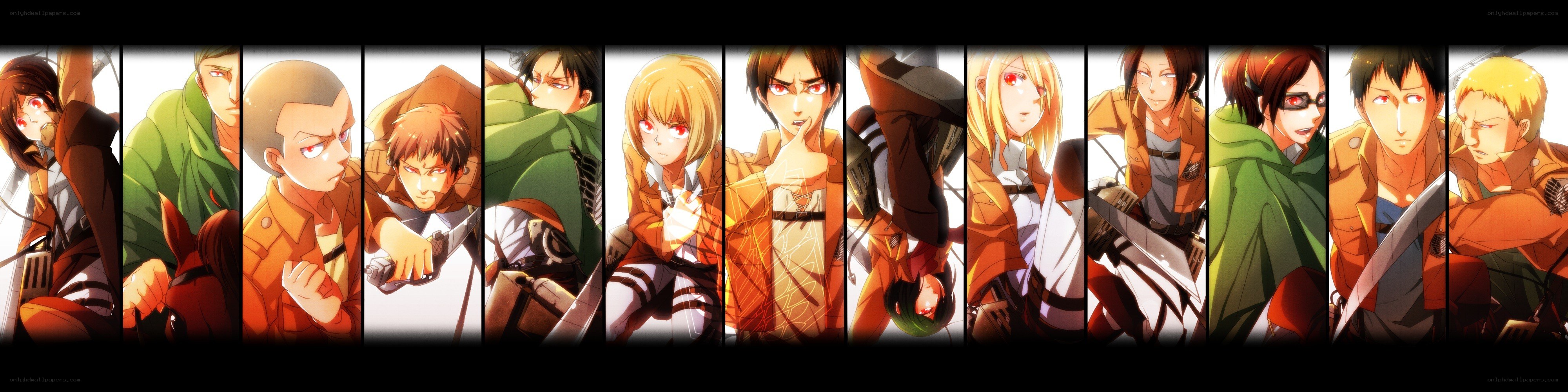 Attack on Titan character lineup