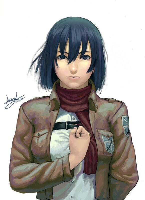 Attack on Titan character portrait