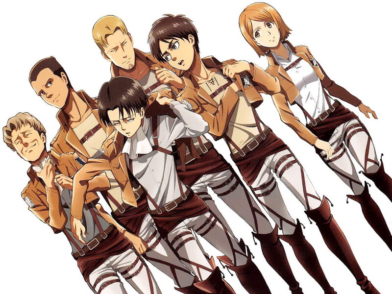 Attack on Titan Characters — Brown