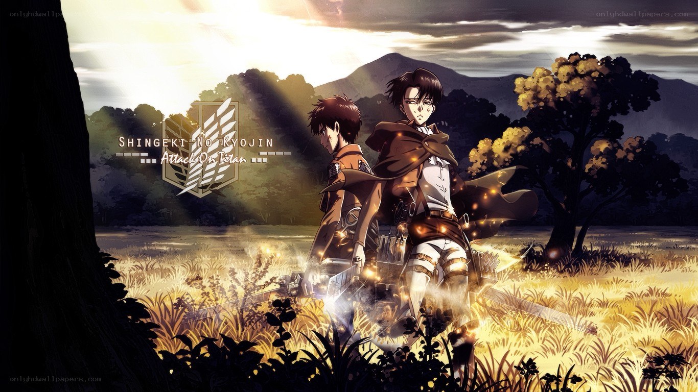 Attack on Titan characters in field