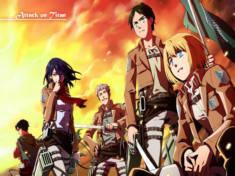 Attack on Titan Characters — Orange