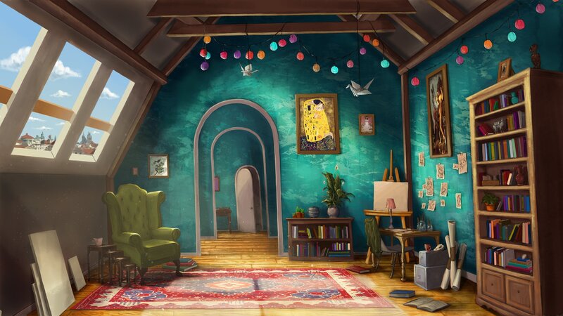 Attic Artist's Studio